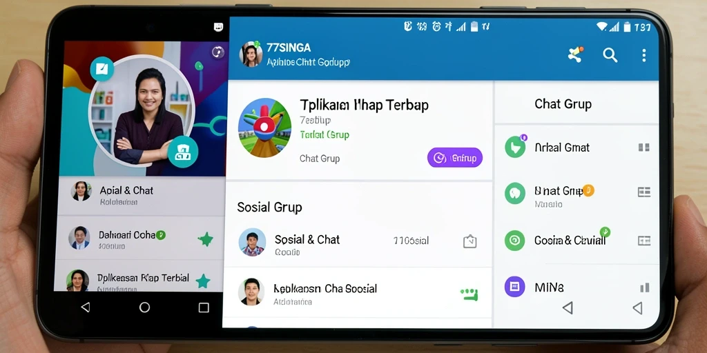 Antarmuka aplikasi 77SINGA yang modern dan interaktif.