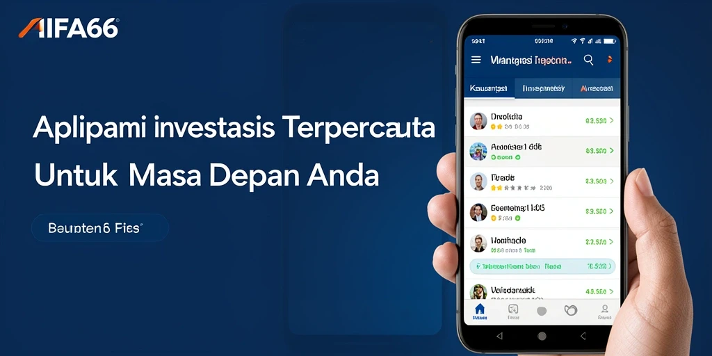 Screenshot AIFA66 menampilkan antarmuka aplikasi Investasi yang intuitif dan informatif.