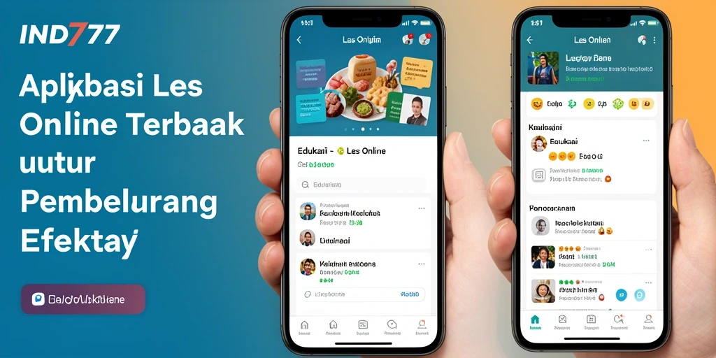 Antarmuka pengguna IND777 yang intuitif dan mudah digunakan untuk Les Online.