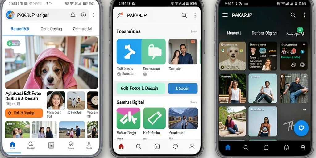 Tampilan antarmuka aplikasi PAKARJP yang intuitif dan user-friendly.