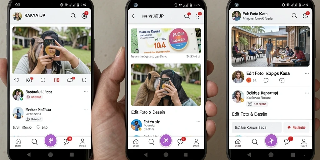 Antarmuka RAKYATJP untuk Edit Foto Kertas Kaca yang menarik.