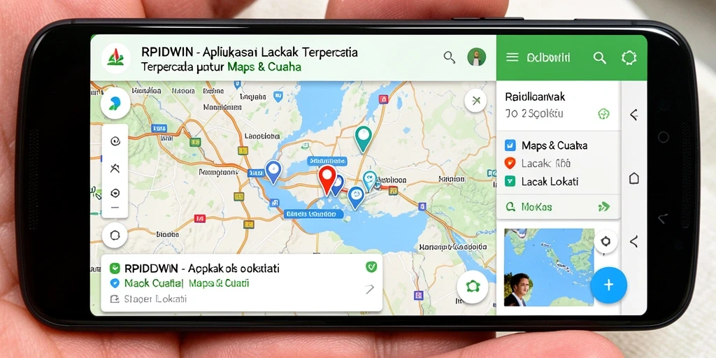 Antarmuka RPIDWIN menampilkan peta lokasi dengan akurat dan real-time.