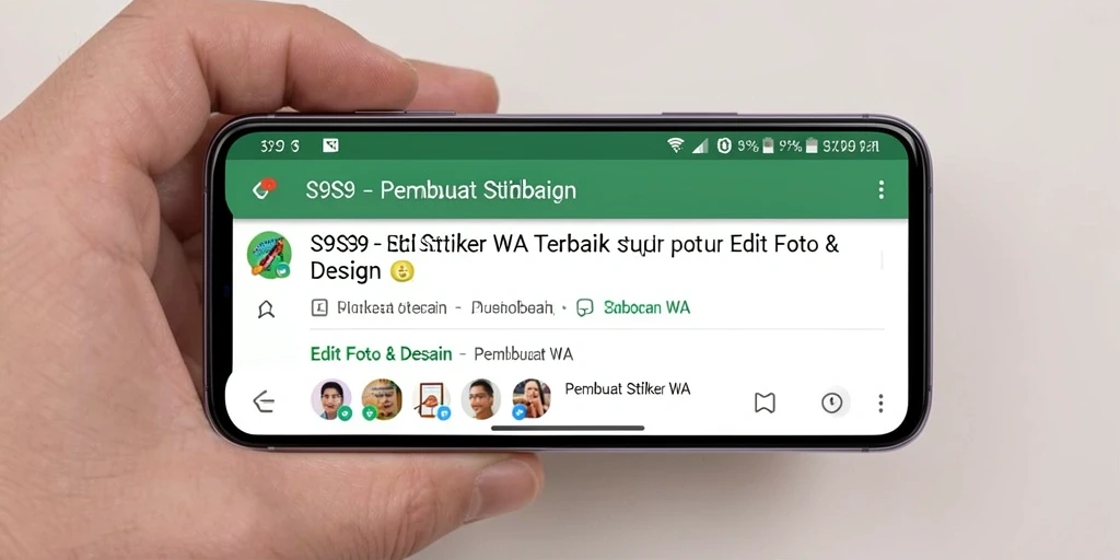 Antarmuka S9S9 menampilkan fungsi pembuat stiker WA yang sederhana dan efisien.