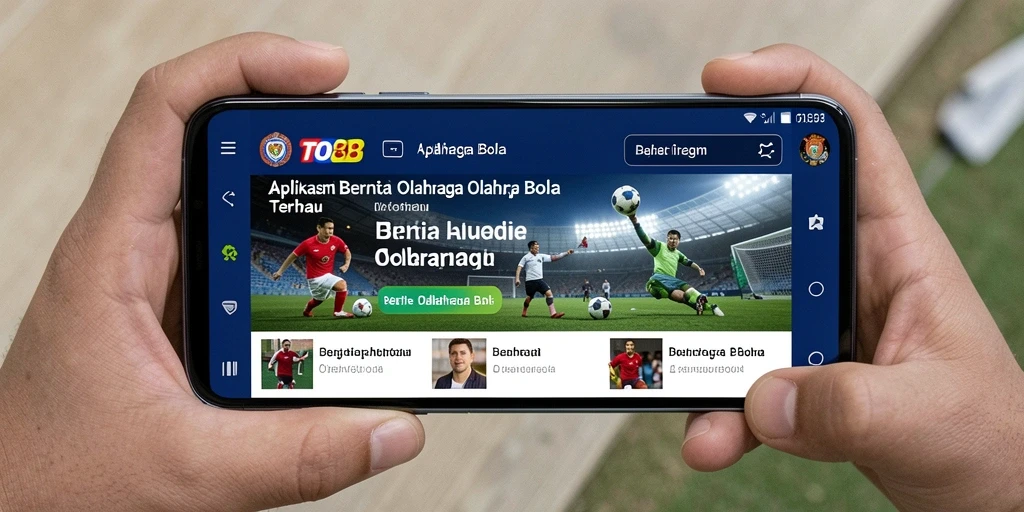 Antarmuka aplikasi TO88 menampilkan berita Olahraga Bola yang menarik.